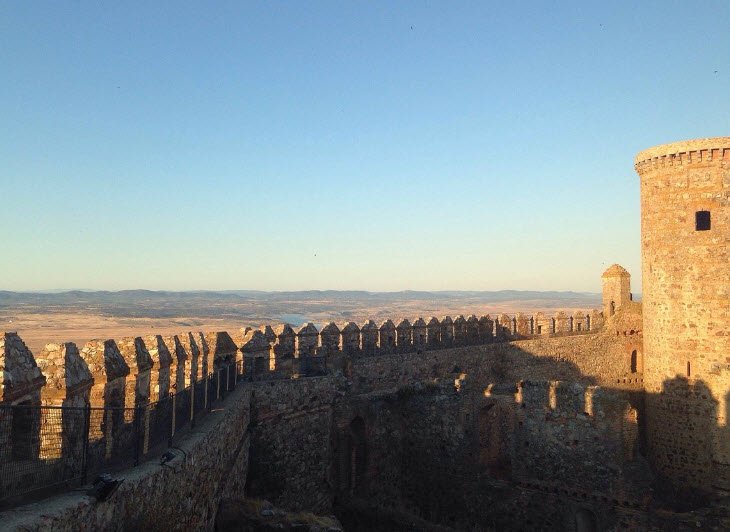 Castle Puebla de Alcocer, Spain